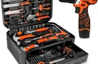 255-Piece Tool Set with 12V Cordless Drill – $121.77