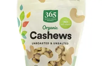 365 by Whole Foods Market Organic Cashews 10 Ounce for $3.30