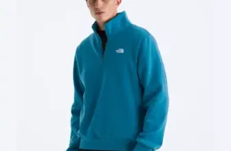 The North Face Men’s Evolution 1/4 Zip Pullover in Dusk Blue for $26.58