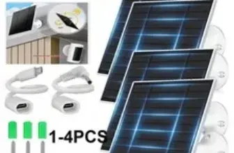 5W 5V Type-C Solar Panel Charger for Security Cameras – $22.99