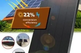 60W 18V Mono Solar Panel – New – $55.99