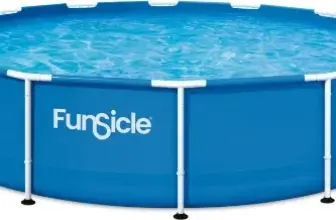 Above Ground Metal Frame Swimming Pool for $99 $99.00