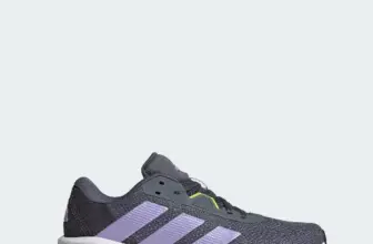 Adidas Galaxy 7 Running Shoes in Onix/Glow Purple for $25.20