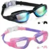 Aegend Anti-Fog Anti-UV Swim Goggles for Kids (2-Pack) Now $6.99