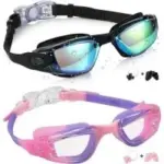 Aegend Anti-Fog Anti-UV Swim Goggles for Kids (2-Pack) Now $6.99