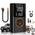 AIRSURE Cordless 150PSI Tire Inflator & Portable Air Compressor $12