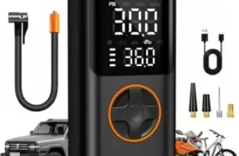 AIRSURE Cordless 150PSI Tire Inflator & Portable Air Compressor $12