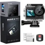 Akaso Brave 4 Pro 4K Action Camera Kit with Waterproof Case for $89.99