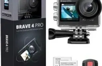 Akaso Brave 4 Pro 4K Action Camera Kit with Waterproof Case for $89.99