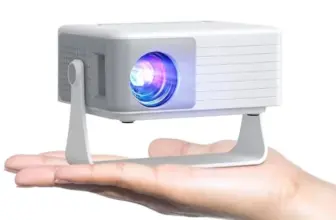 AKIYO Mini Projector with WiFi and Bluetooth for $41.93