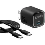 Anker 25W USB-C Charger Block with Cable for $9.99 – Prime Exclusive