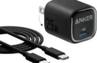 Anker 25W USB-C Charger Block with Cable for $9.99 – Prime Exclusive