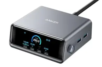 Anker GaN Prime 6-Port 250W USB-C Charging Station for $94.99