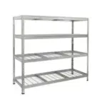 AR Shelving TRM18S418KHKEZUS0 Heavy Duty 4-Tier NSF Certified – $69.00