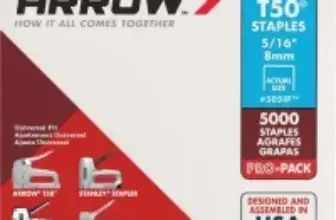 Arrow T50 5/16″ Heavy-Duty Divergent Point Staples for $3.56