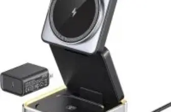 Augnner 3-in-1 25W Foldable Magnetic Wireless Charger for Apple Devices – Now $35.99