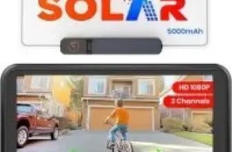 Auto-Vox Solar 1080p Wireless Backup Camera with 5″ Display for $96.19