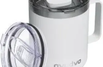 Avodvo 12oz Stainless Steel Insulated Coffee Mug for $8.99