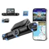 AZDOME M660-4CH WiFi Dash Cam for $109.99 – Front, Rear, and Inside Coverage