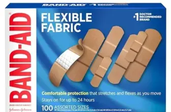 Band-Aid Flexible Fabric Adhesive Bandages – 100 Count for $3.95