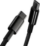 Baseus 100W PD 3.3′ USB-C Nylon Braided Fast Charging Cable for $3.99