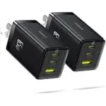 Baseus 65W 3-Port USB-C Charger Block 2-Pack – $26.99