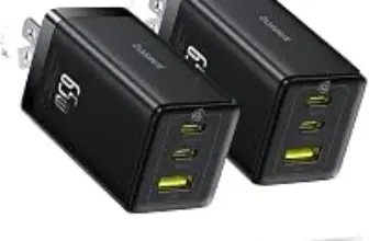Baseus 65W 3-Port USB-C Charger Block 2-Pack – $26.99