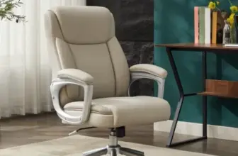 Beautyrest Beyla Ergonomic Office Chair in Ivory for $58.80