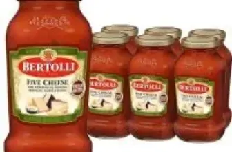 Bertolli Five Cheese Tomato Sauce 24oz (Pack of 6) for $10.93
