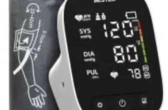 Bestek 5″ Large LED Display Blood Pressure Monitor for $15.94