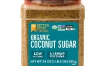 BetterBody Organic Coconut Palm Sugar 24oz for $7.33