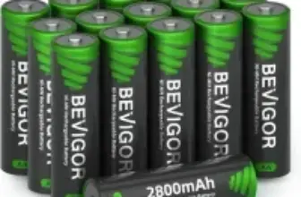 Bevigor 2800mAh Ni-MH Rechargeable AA Batteries (16-Pack) for $9.44