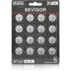 BEVIGOR CR2032 Lithium Coin Battery 16-Pack – $3.99