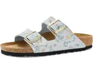 Birkenstock Women’s Arizona Sandals in Baby Blue Flower Print for $72.48