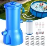 Bkmojit Pro 1000GPH Electric Pool Pump with GFCI Protection for $35.99