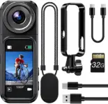 Boblov 32GB 1080P Rechargeable Touch Screen Mini Body Camera for $27.99