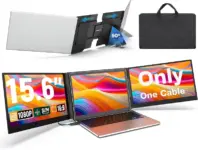Bonitoys P7 Pro 15.6″ 1080p FHD IPS Laptop Screen Extender Set for $143.99
