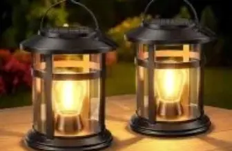 Bonlion 800mAh Solar Waterproof Hanging Lanterns (2-Pack) for $14.95