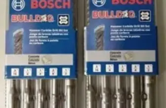 Bosch Bulldog HCK005 5pc Carbide Drill Set for Concrete – $18.00