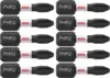 BOSCH ITPH2R1B 10-Pack 1″ Phillips #2R Impact Tough Bits for $4