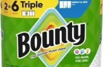 Bounty Select-A-Size Paper Towels (6-Rolls) for $5.64