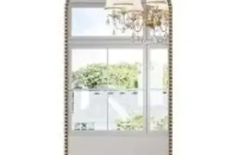 Brauthon 22″x48″ Arched Gold Antique Mirror Now $89.99