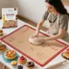 Bredominant 26″ x 16″ Silicone Baking Mat (Red) + Recipe Book $6.50