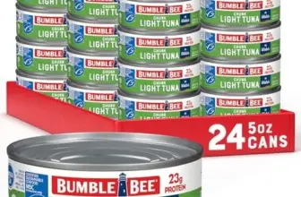 Bumble Bee Chunk Light Tuna in Water, 5 oz Cans – Pack of 24 for $10.63