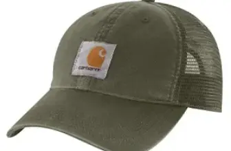 Carhartt Men’s Buffalo Sandstone Meshback Cap – $15