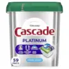 Cascade Platinum Dishwasher Pods 59-Count Now $14.82