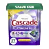 Cascade Platinum Plus Dishwasher Pods (Lemon Scent) – 171 Count (3 x 57-Count) for $25.06 ($0.15/count)