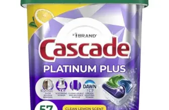 Cascade Platinum Plus Dishwasher Pods (Lemon Scent) – 171 Count (3 x 57-Count) for $25.06 ($0.15/count)