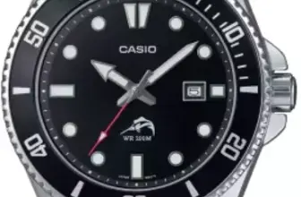 Casio Men’s 44mm Diver Stainless Steel Bracelet Watch for $59.97