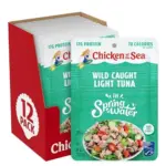 Chicken of the Sea Wild Caught Light Tuna, 12-Pack for $7.20